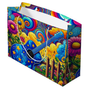 Guitar Art Large Gift Bag
