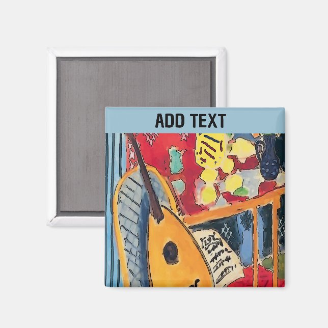 Guitar Art Magnet (Front/Back)