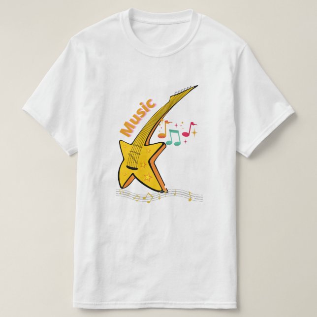 Guitar Art T-Shirt (Design Front)