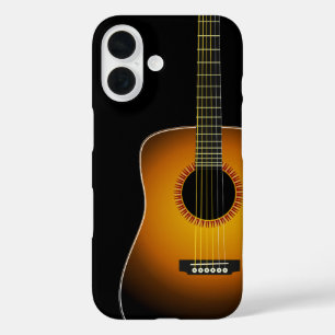 Guitar Background Texture iPhone 16 Case