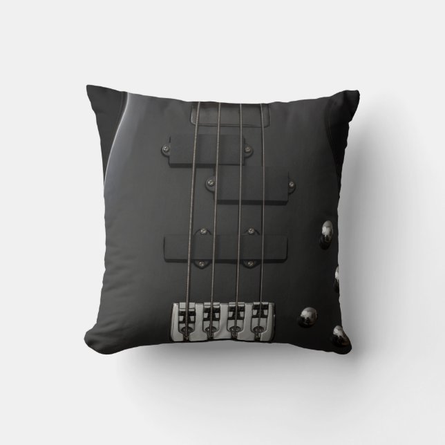 Guitar bass  instrument black cushion (Front)