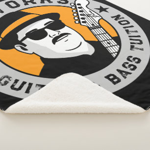 Guitar & Bass Tuition - Fret Works Sherpa Blanket