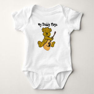 GUITAR BEAR-T-SHIRT BABY BODYSUIT