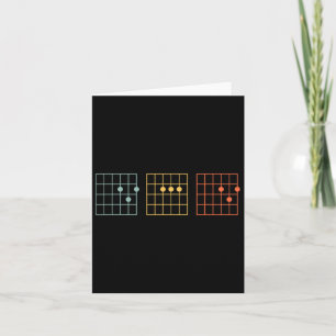 Guitar Best Dad Ever Dad Chord Music Fathers Day Card
