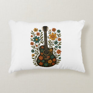 Guitar & Bloom Designs Decorative Cushion