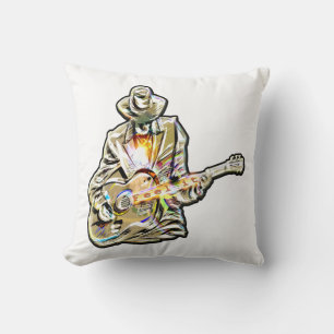Guitar Blues Man - Feel it Cushion