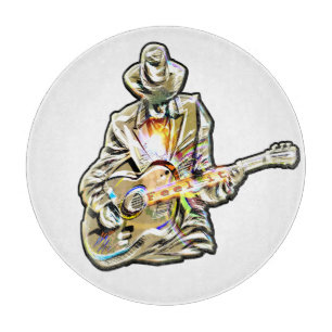 Guitar Blues Mann - Feel it Cutting Board