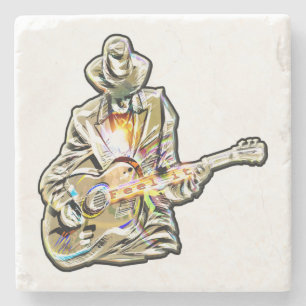 Guitar Blues Mann - Feel it  Stone Coaster