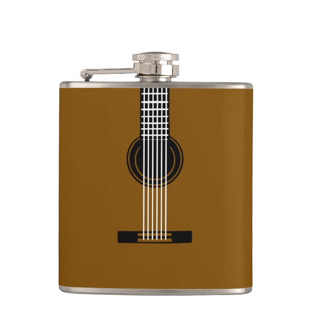 Guitar Body Hip Flask (Front)