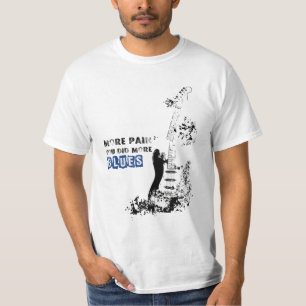 Guitar Broken, Blues Guitarist Tee for men