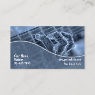Guitar Business Cards