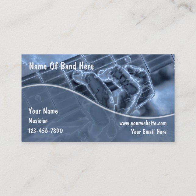 Guitar Business Cards (Front)