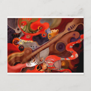 Guitar Chaman by Albruno* Postcard