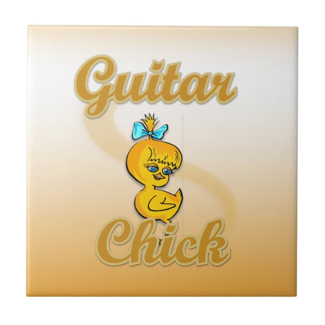 Guitar Chick Tile (Front)