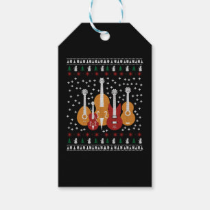 Guitar Christmas Gift Tags