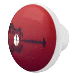 Guitar Cove  Ceramic Knob