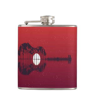 Guitar Cove  Hip Flask