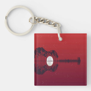 Guitar Cove  Key Ring