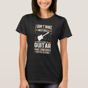 Guitar Creative Decisions Acoustic Guitar Guitaris T-Shirt