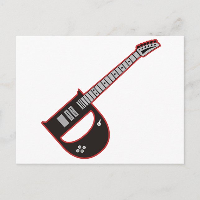 Guitar D Postcard (Front)