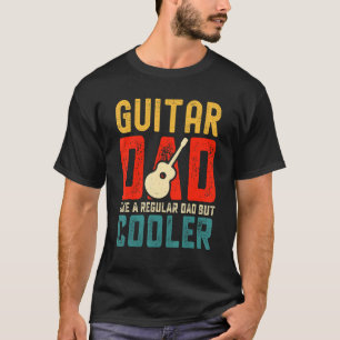 Guitar Dad Like A Regular But Cooler  Retro Papa M T-Shirt