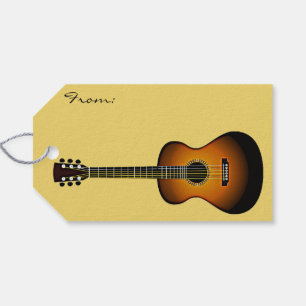 Guitar Design Gift Tag