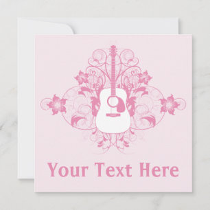 Guitar Design Invitation