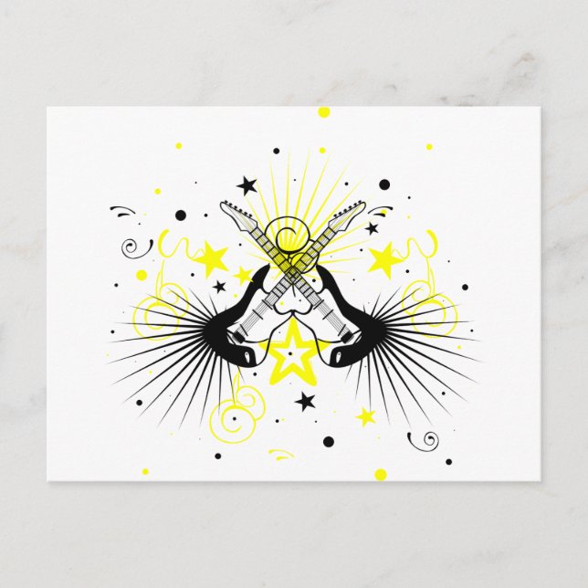 Guitar Design Postcard (Front)