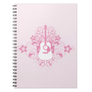 Guitar Design Spiral Notebook