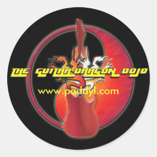 Guitar Dragon Dojo Sticker