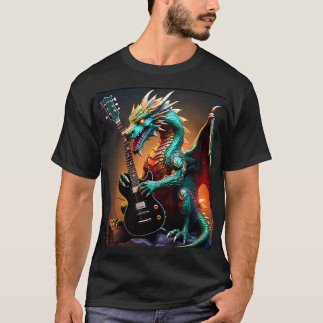 Guitar Dragon T-Shirt (Front)