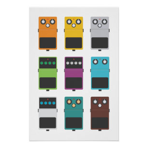 Guitar Effects Poster