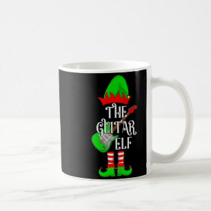 Guitar Elf Christmas Pajamas Matching Family Elf S Coffee Mug