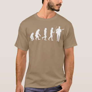 Guitar Evolution Guitarist Musician Guitar Player  T-Shirt