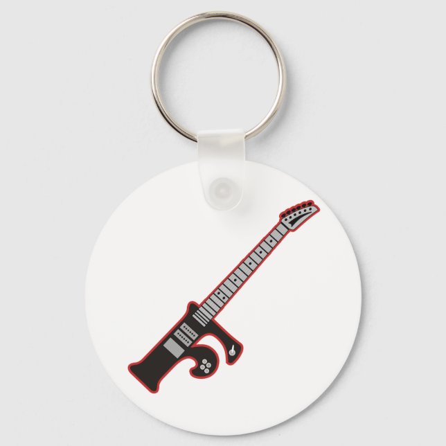 Guitar F Key Ring (Front)