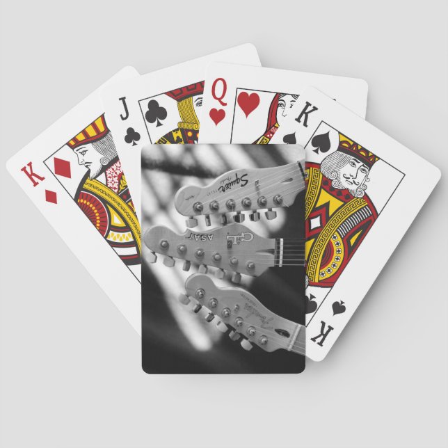 Guitar Family Playing Cards (Back)