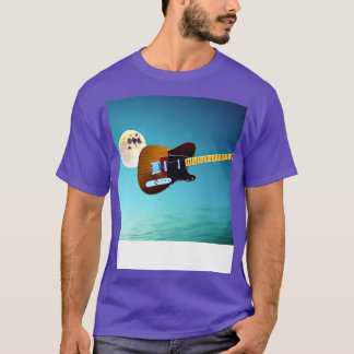 Guitar Floating In The Sky T-Shirt