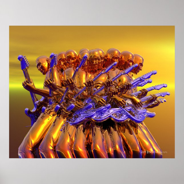 Guitar Frenzy Poster (Front)