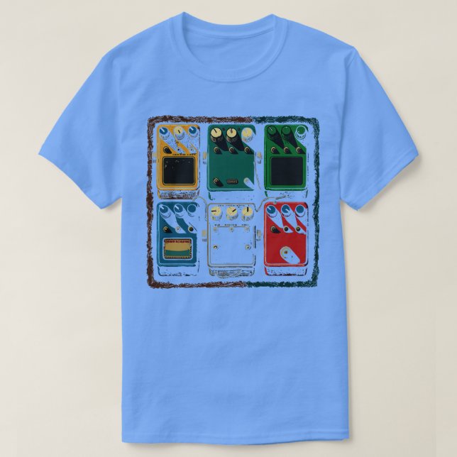 Guitar FX Pedal Board T-Shirt (Design Front)