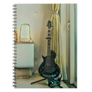 Guitar gifts for dad notebook