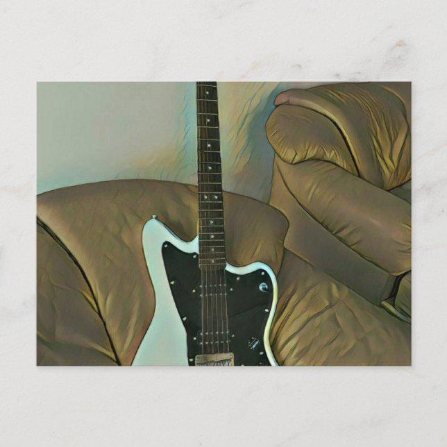 Guitar gifts for dad postcard (Front)