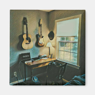 Guitar gifts for girlfriend magnet