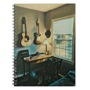 Guitar gifts for girlfriend notebook