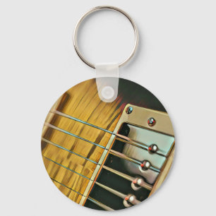 Guitar gifts for him key ring