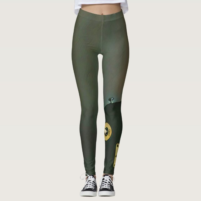 Guitar gifts for him leggings (Front)