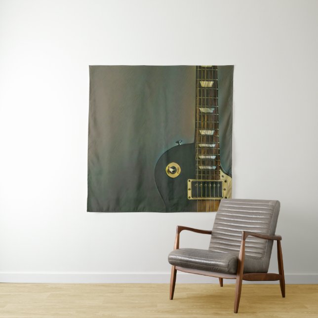 Guitar gifts for him tapestry (In Situ)