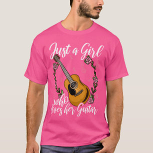 Guitar Girl Guitarist Guitar Player Guitar Lover G T-Shirt