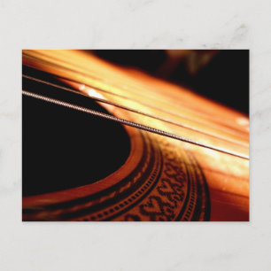 Guitar Gitarr Postcard