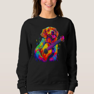 Guitar Golden Retriever Dog Sweatshirt