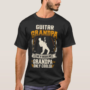 Guitar Grandpa Regular Grandpa Only Cooler T-Shirt